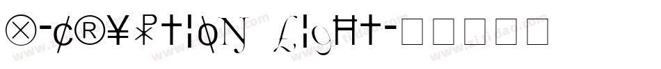 X-Cryption Light字体转换